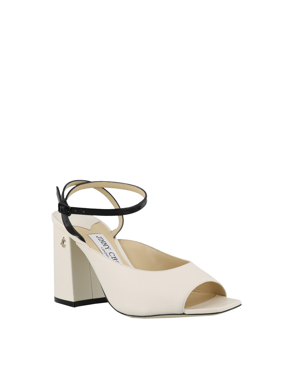 Jimmy Choo Sandalen Weiss Sandalen Jassidy85npalatteblack