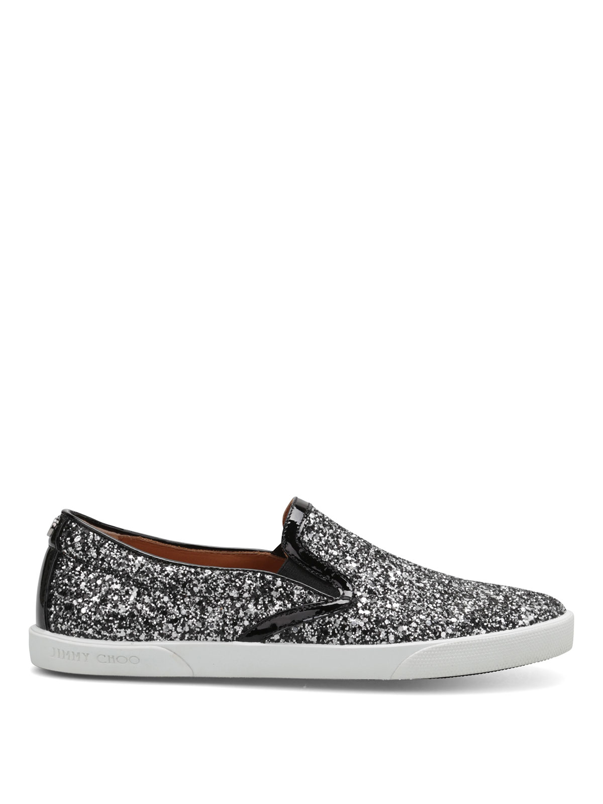 jimmy choo slip on trainers