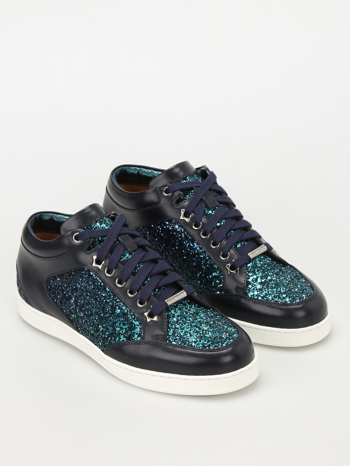 Jimmy Choo - Miami leather and glitter 