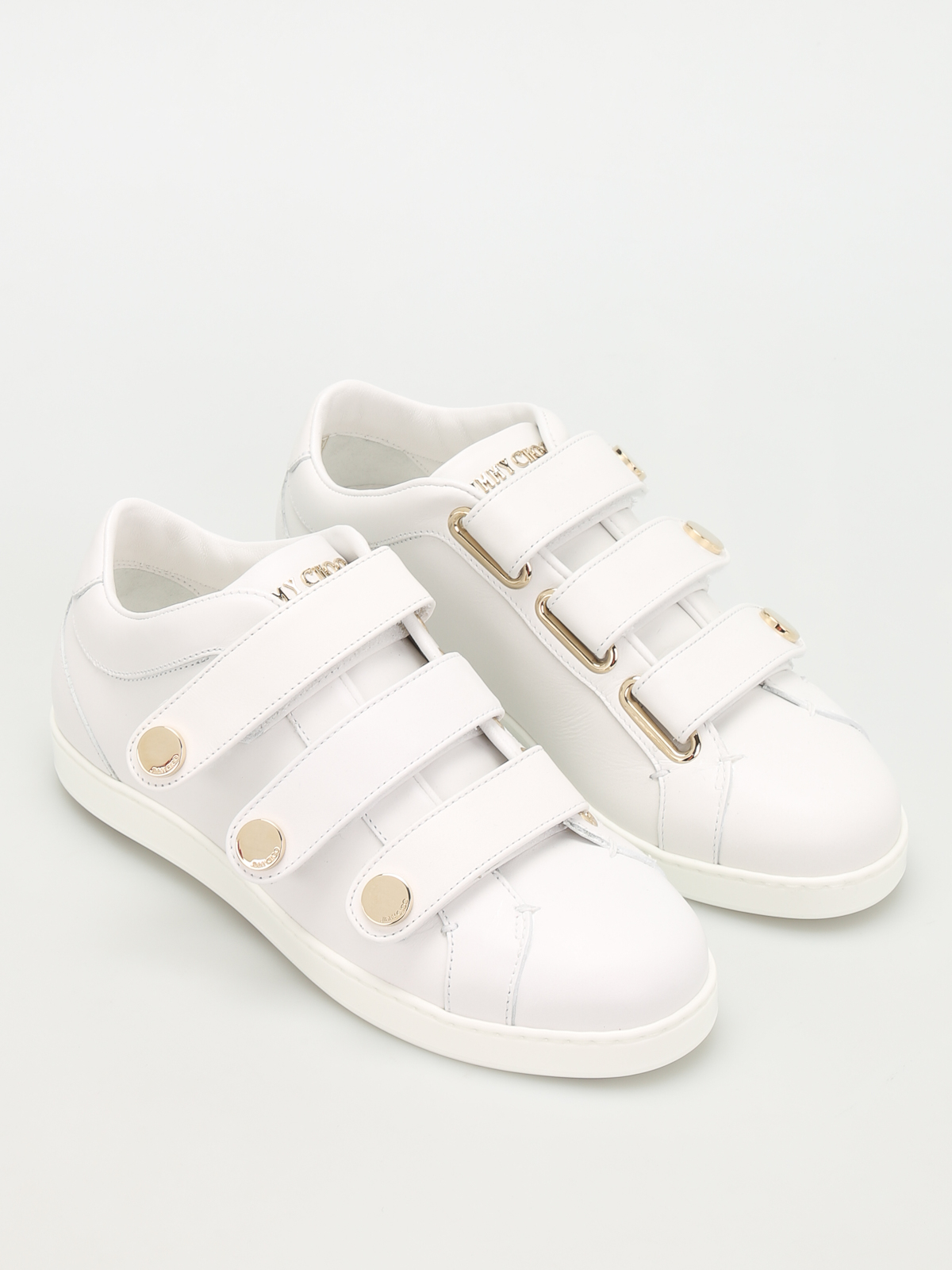 Jimmy Choo - NY leather Velcro sneakers 