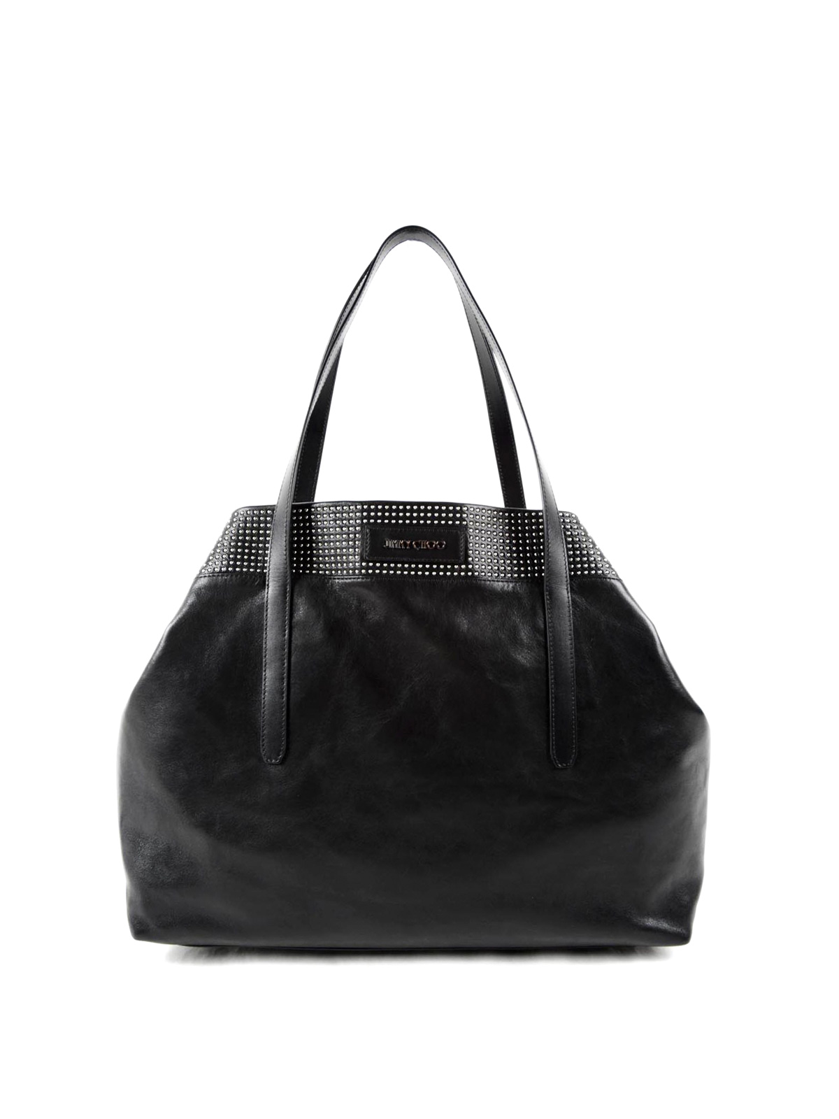Totes bags Jimmy Choo - Pimlico stud detailed leather tote ...