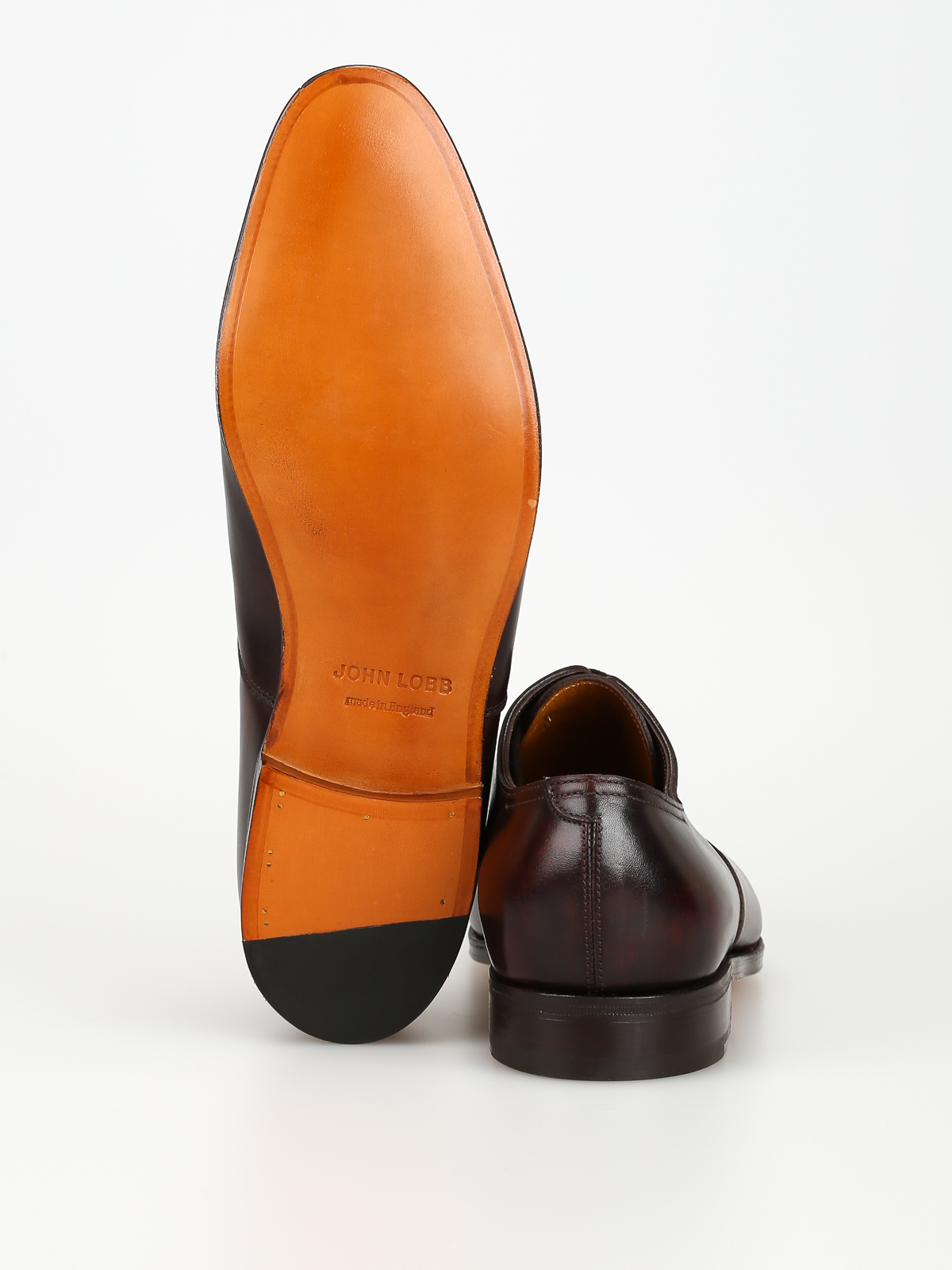 Classic shoes John Lobb - City II brown calf leather Oxford shoes ...
