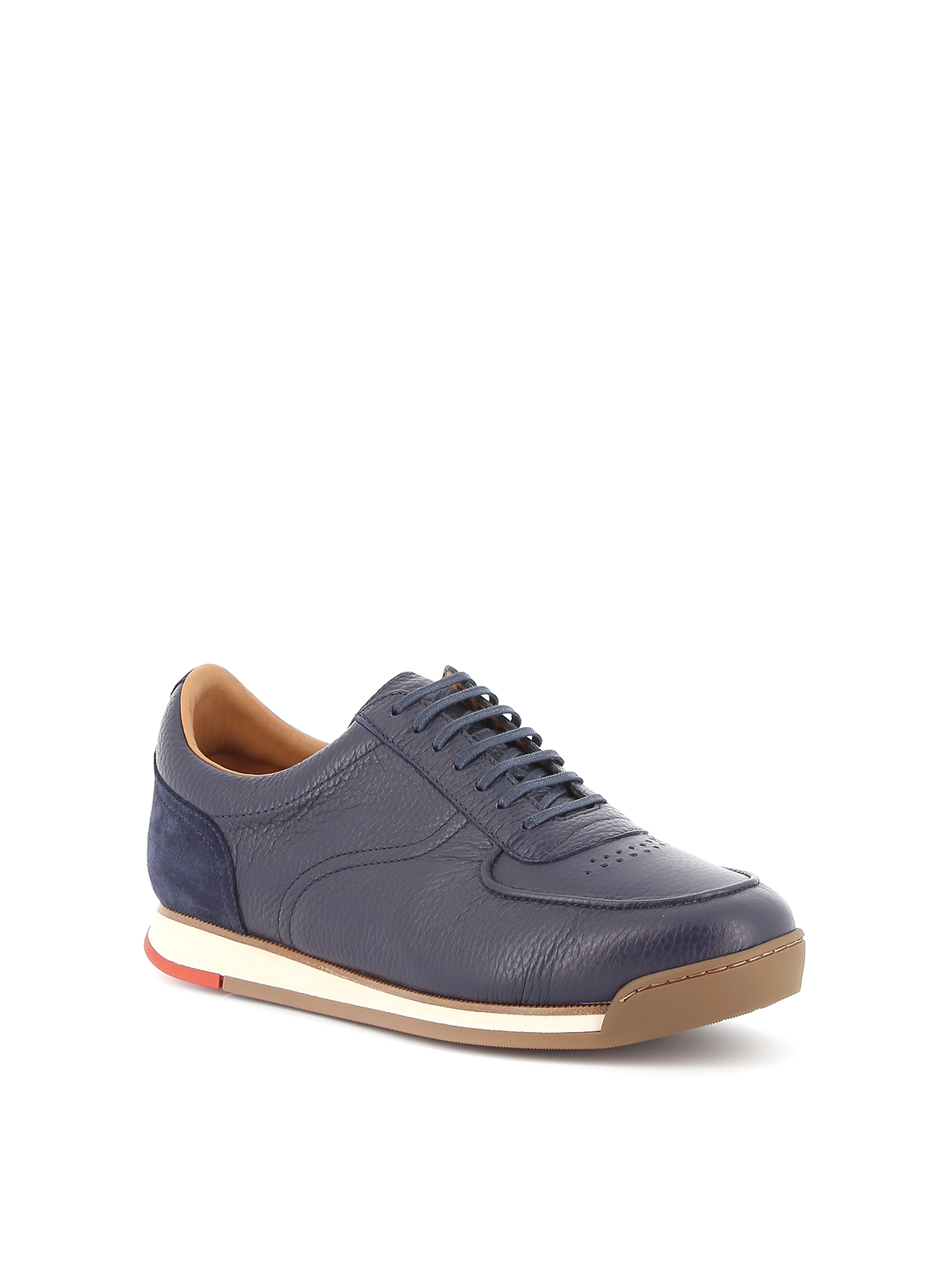Trainers John - leather sneakers PORTHGSNAVY | iKRIX.com