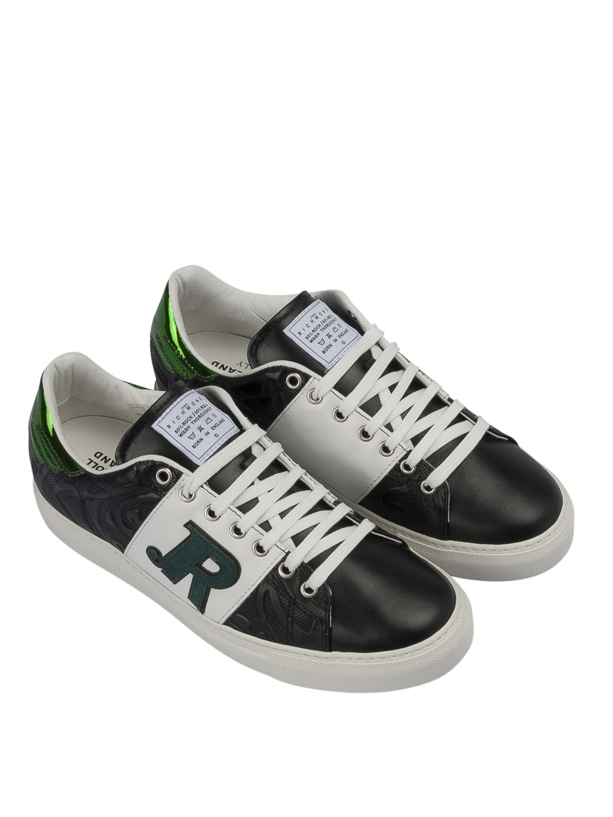 john richmond sneakers black