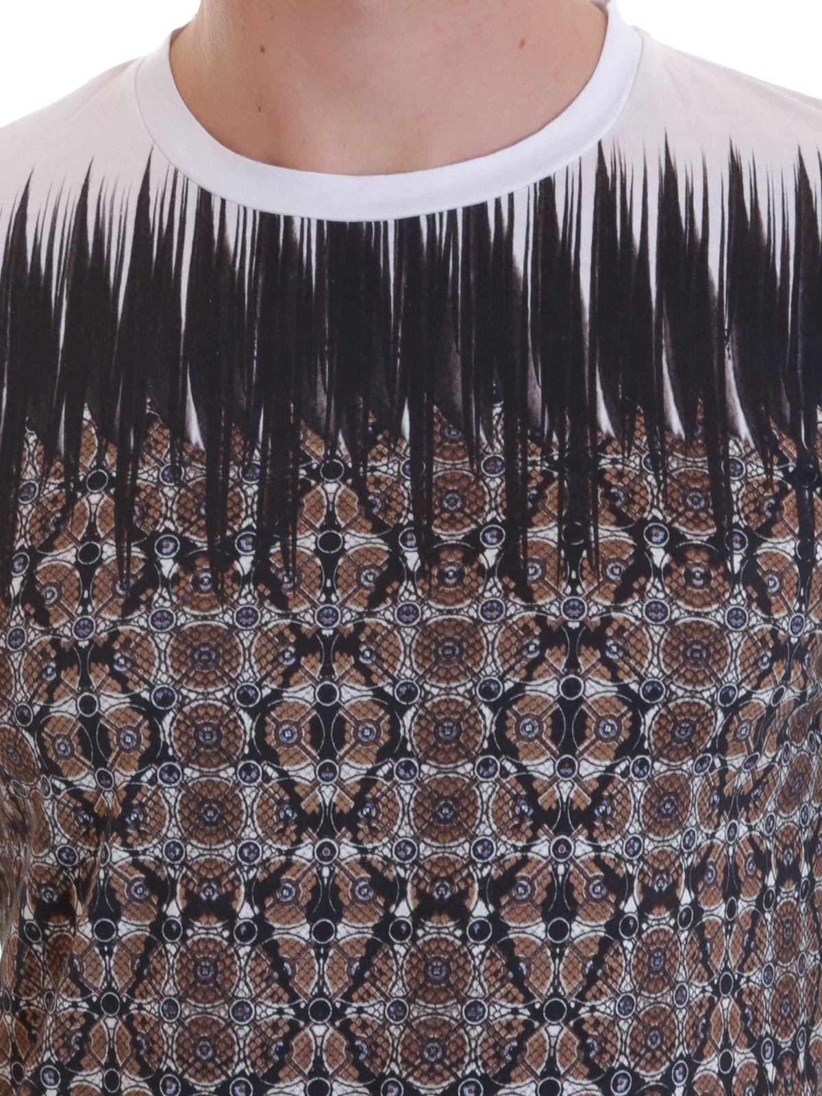 just cavalli batik print cotton t shirt t shirts just cavalli batik print cotton t shirt t shirts