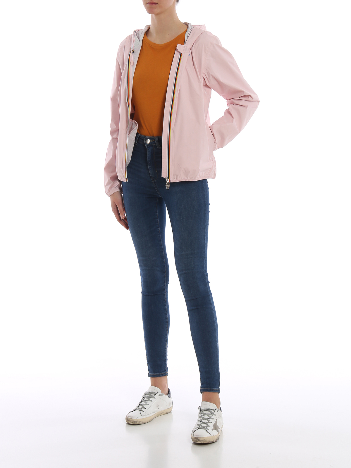 pink k way jacket