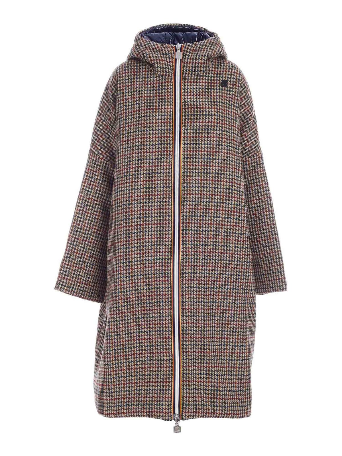 Padded coats k-way - Terence Double Wool puffer jacket - K111GJWA02