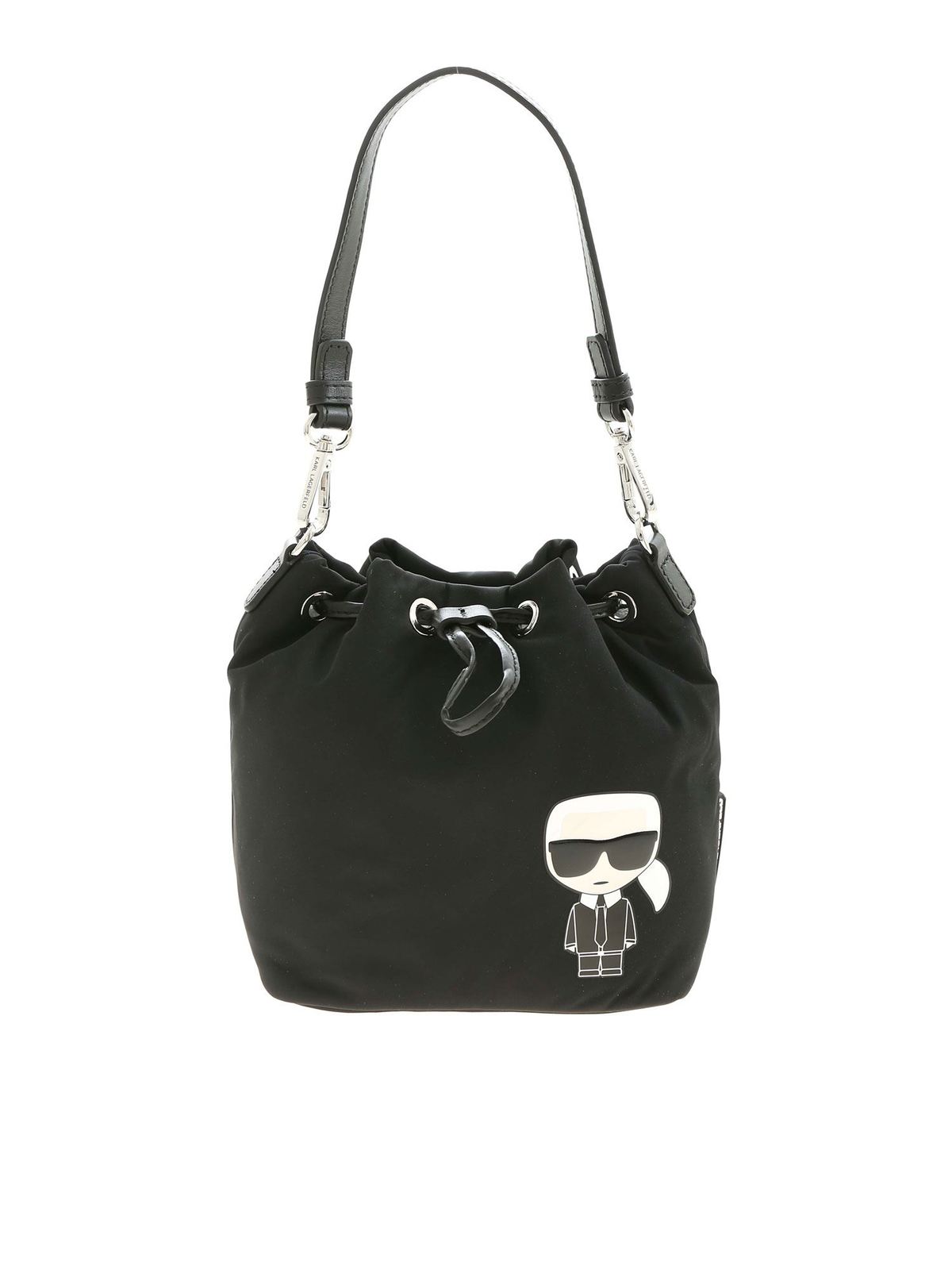 Bucket bags Karl Lagerfeld - K/Ikonik bucket bag in black - 205W3017999