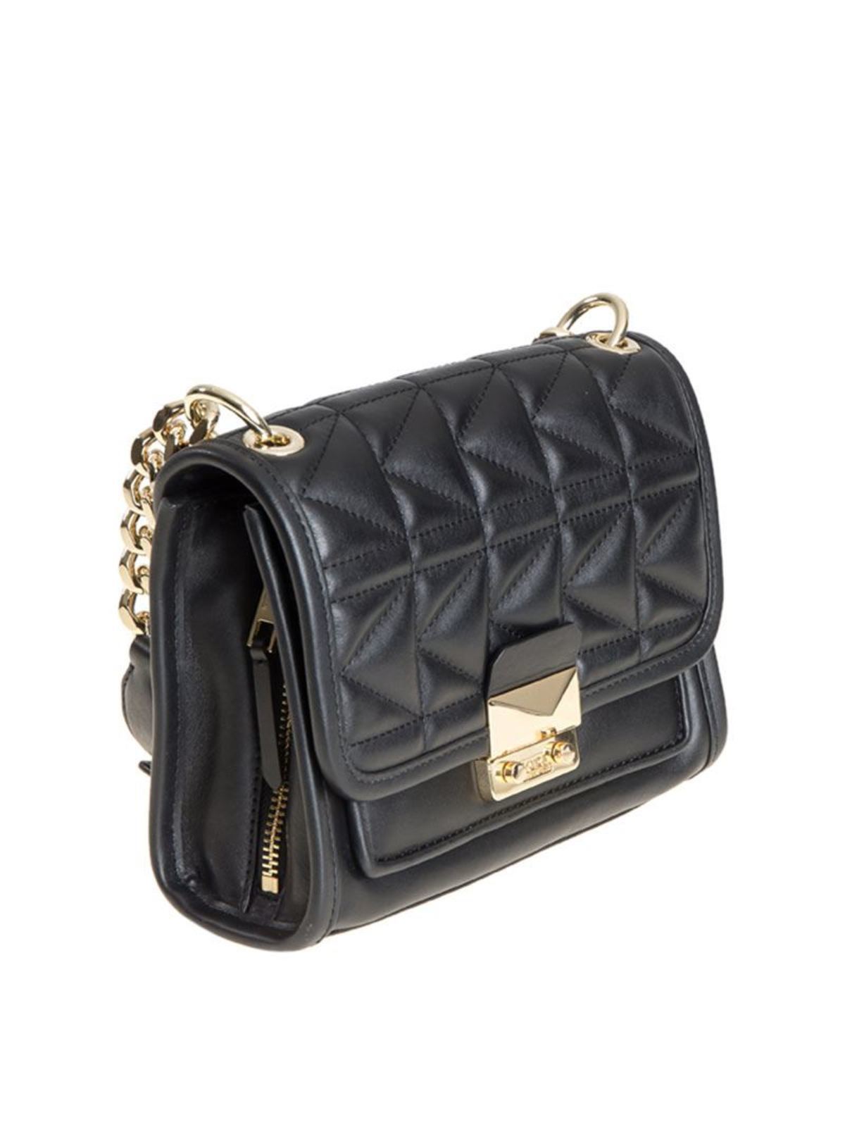 Cross body bags Karl Lagerfeld - Quilted leather bag - 76KW3081BLACKGOLD