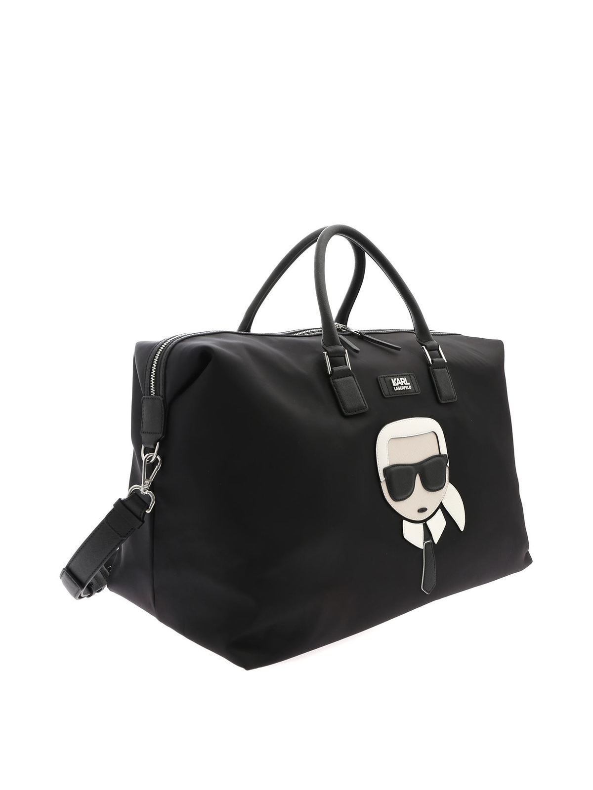 Luggage & Travel bags Karl Lagerfeld - Weekender K/Ikonik bag in black ...