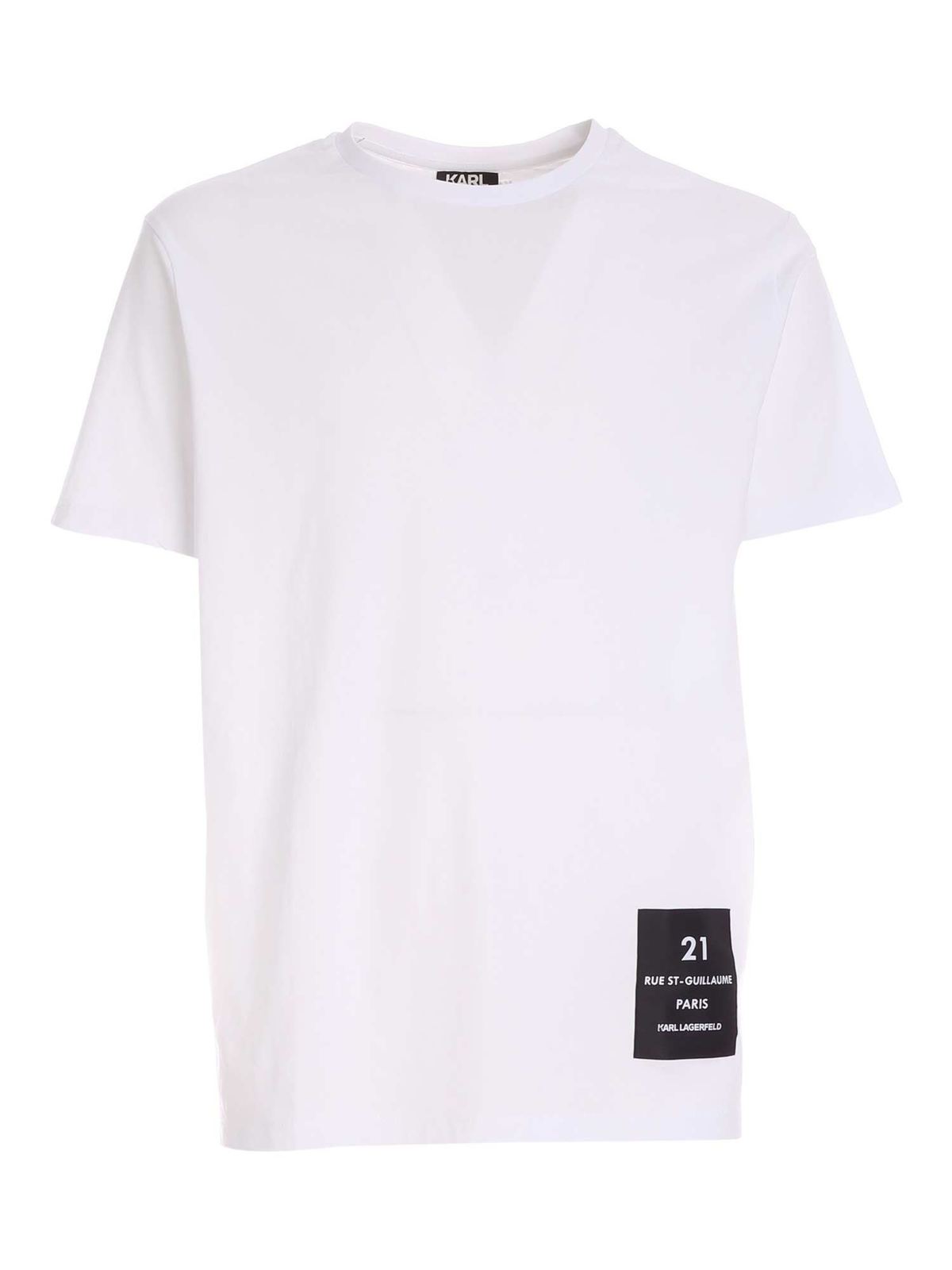 T-shirts Karl Lagerfeld - Logo label T-shirt - 75504251122410