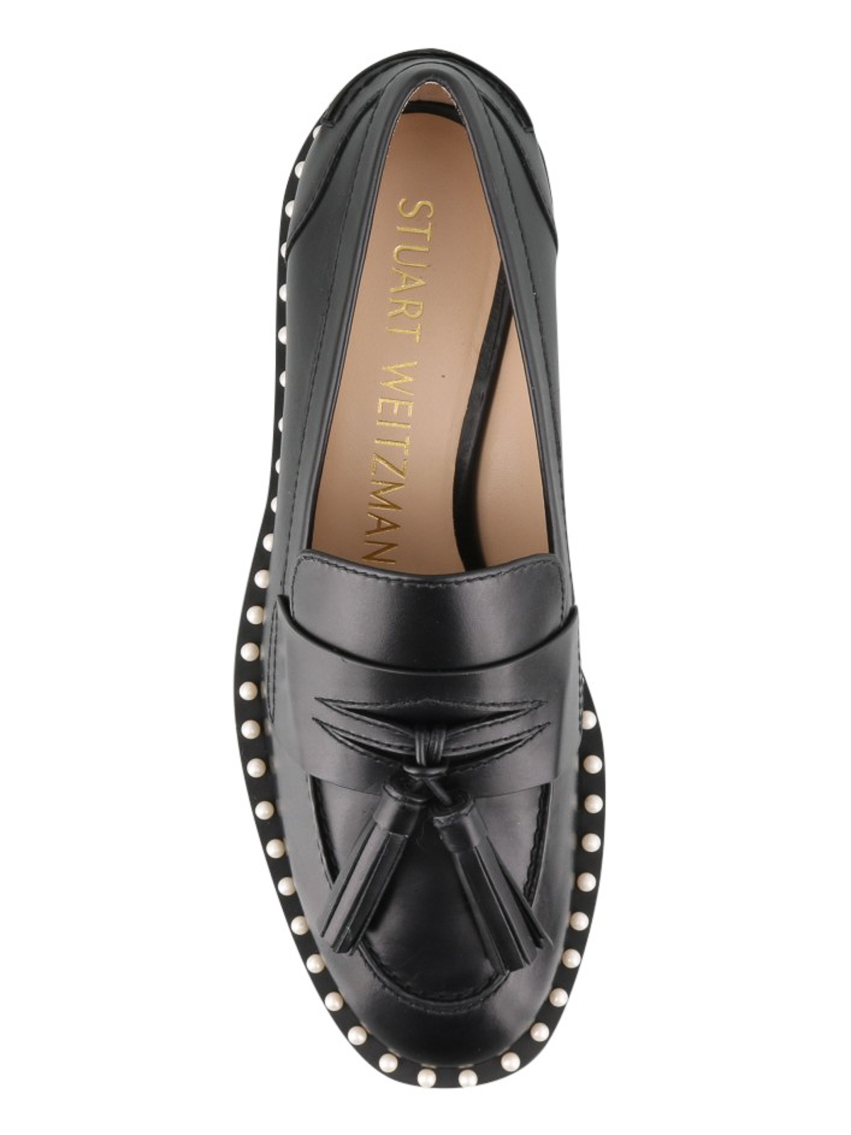 stuart weitzman patent loafers