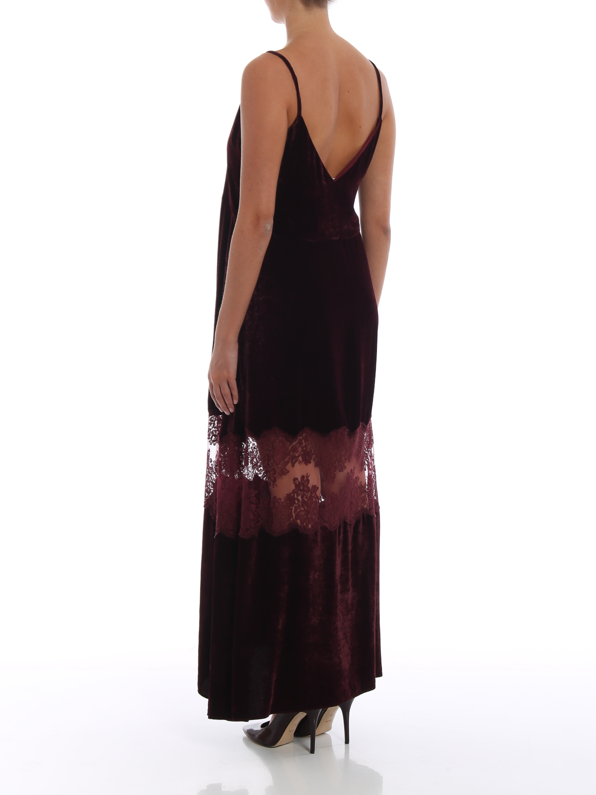 Evening dresses Stella Mccartney - Kelsey lace insert velvet 