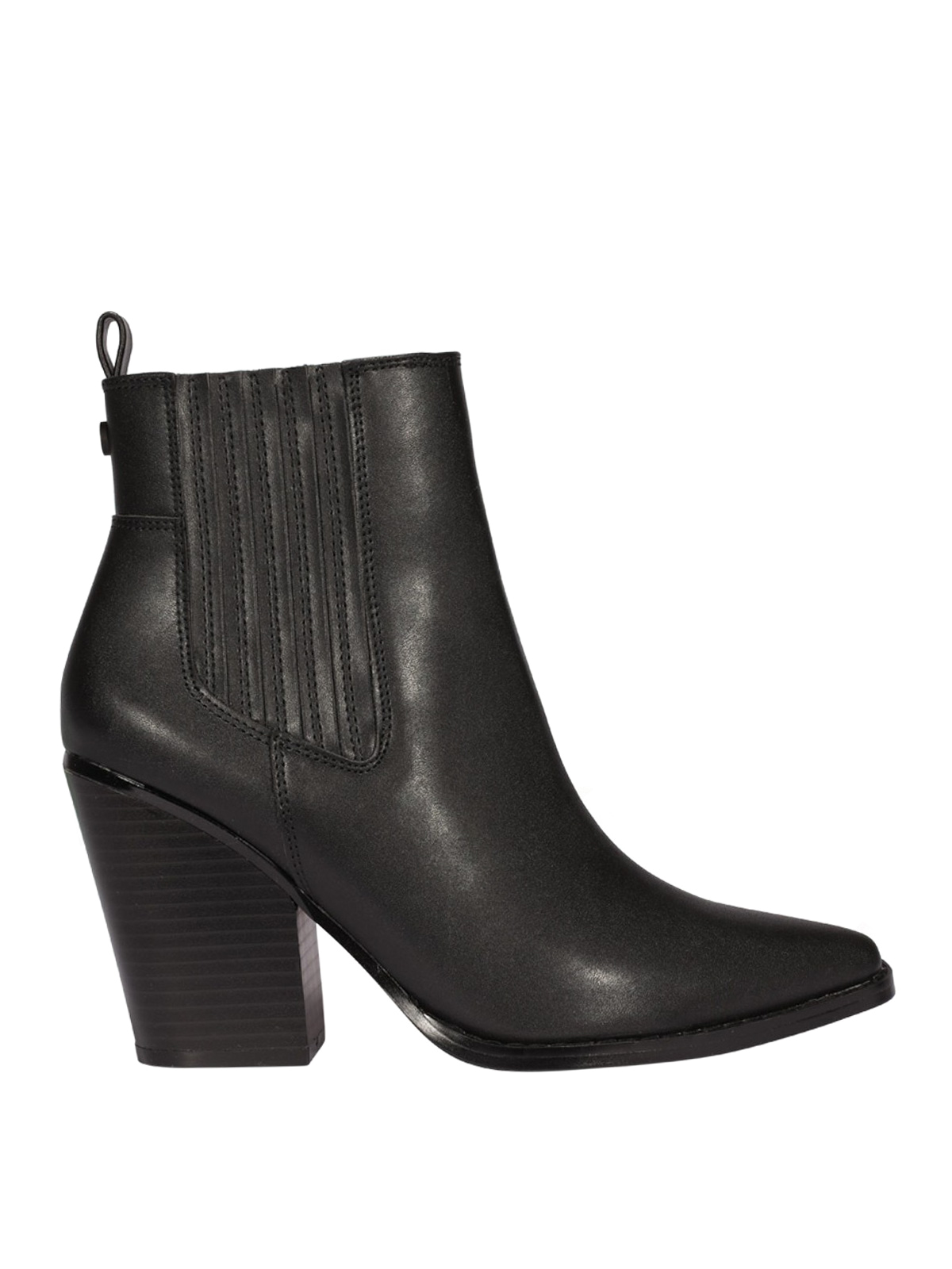 womens black faux leather boots