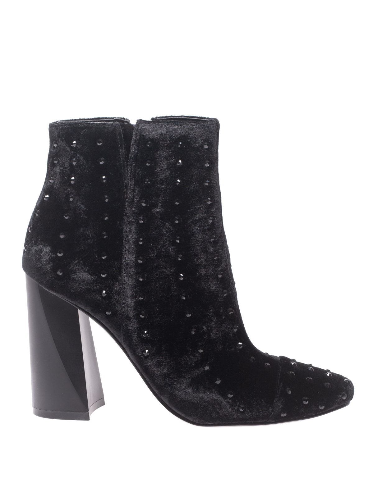 kendall and kylie velvet boots