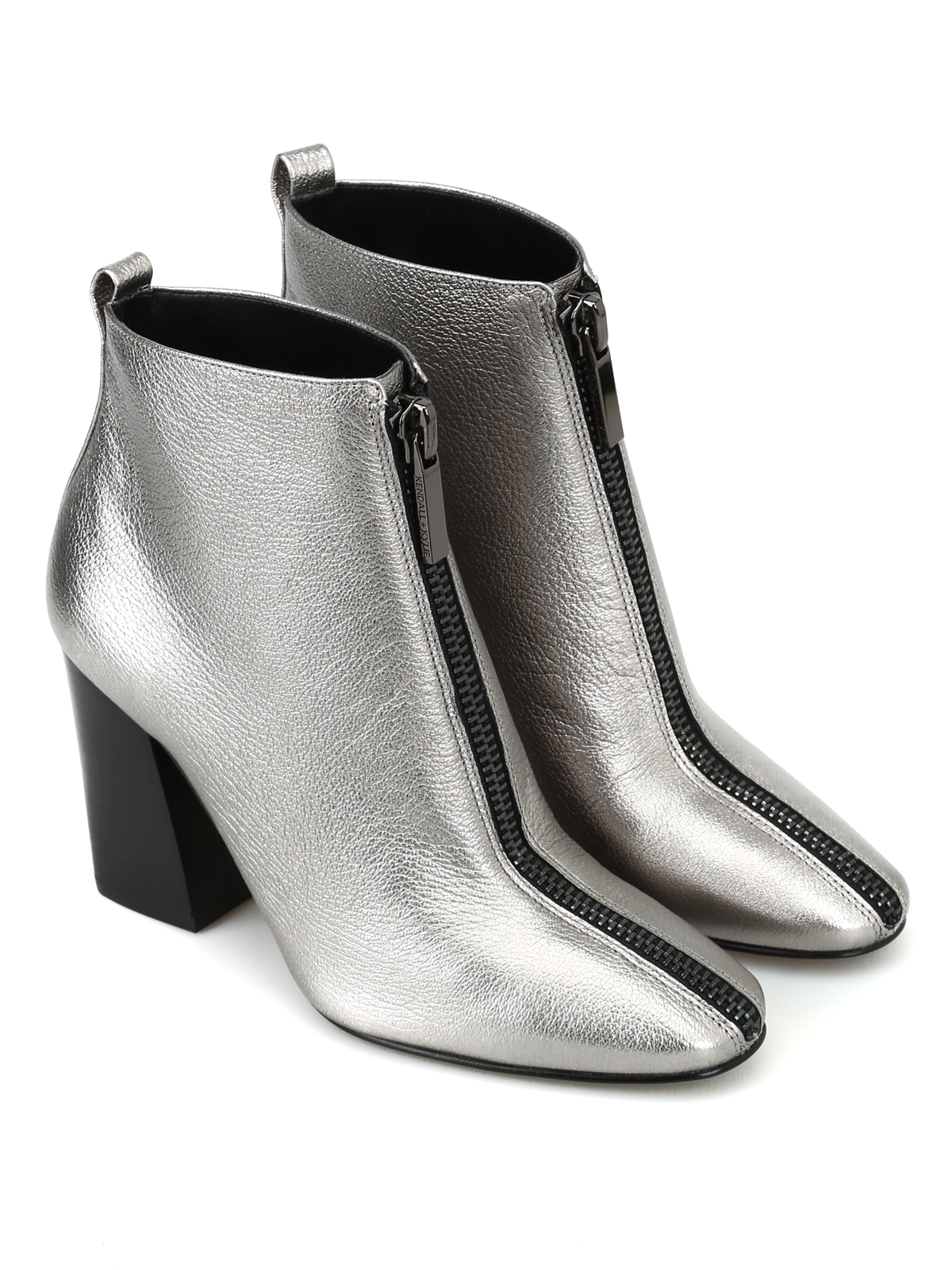 Kendall + Kylie - Reagan silver leather 