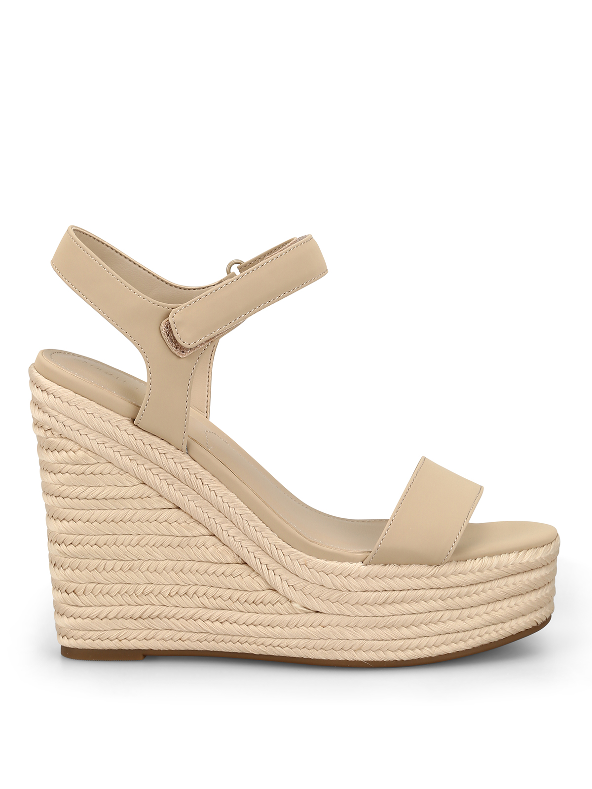 KENDALL + KYLIE GRAND SUEDE LEATHER WEDGE SANDALS