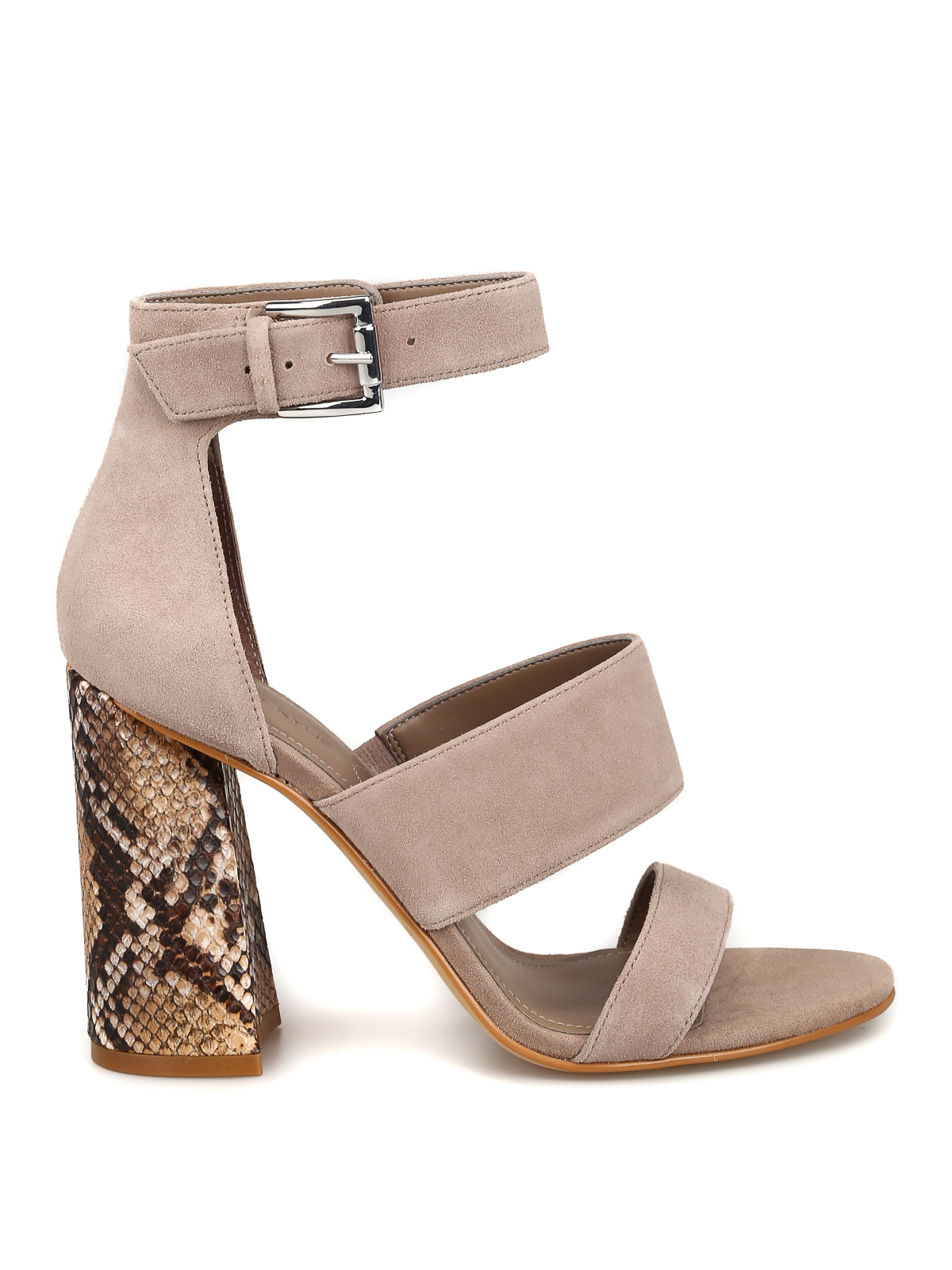 taupe sandals heels