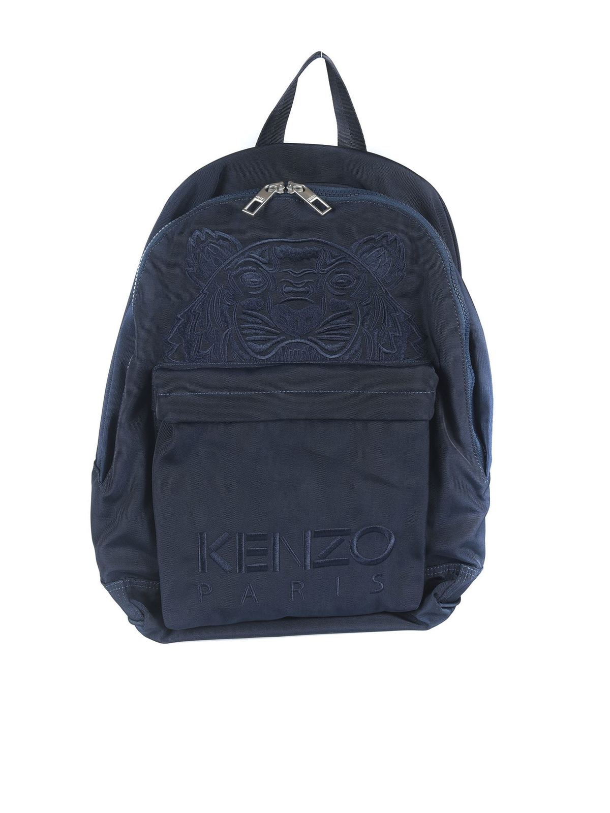 Backpacks Kenzo - Kampus Tiger logo backpack in blue - FA65SF300F2076