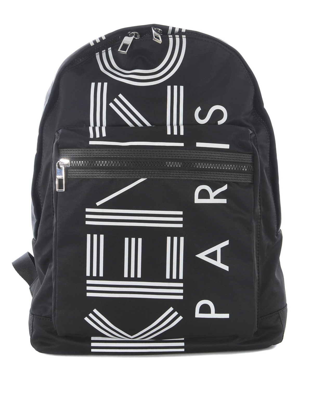 Backpacks Kenzo - Kenzo Logo black nylon large backpack 