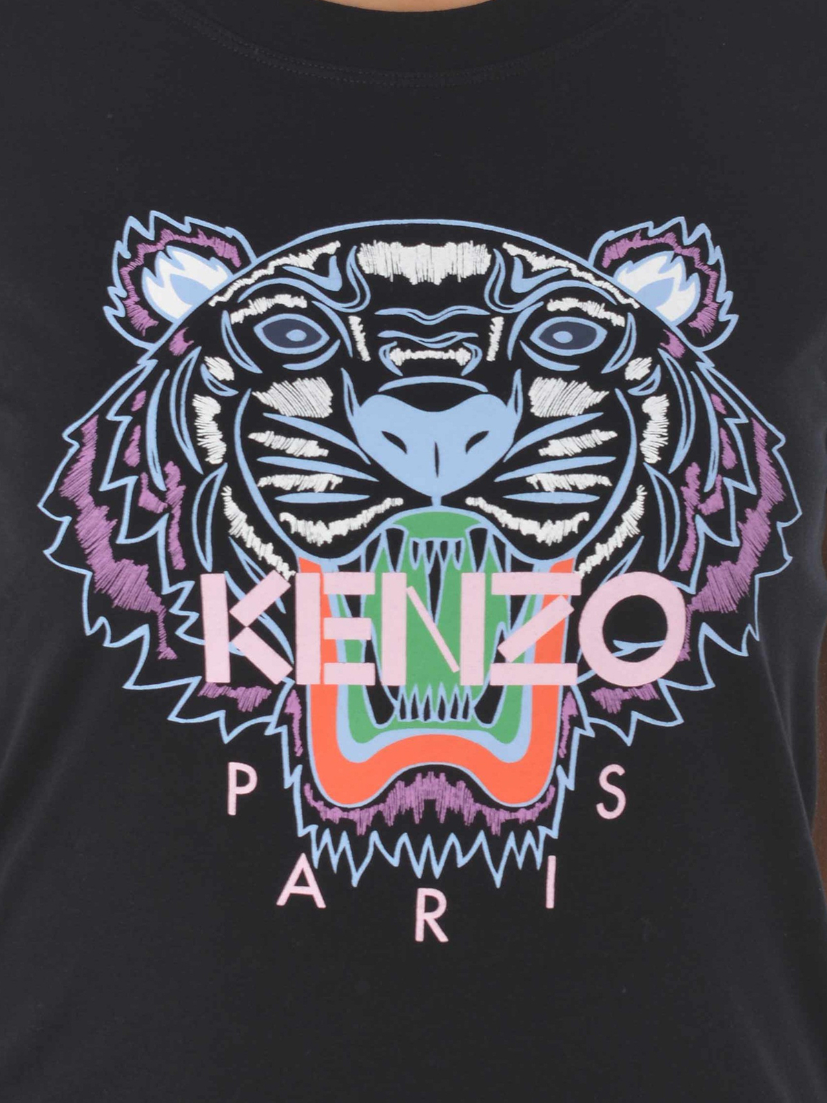 Tigre Maglia Kenzo Grigia Tigre Magliette Kenzo Bambino Nero