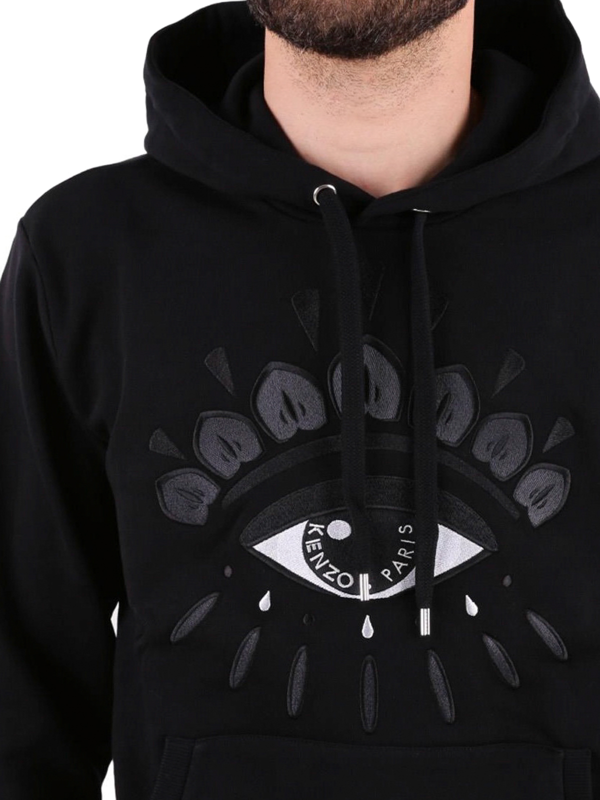 kenzo black eye hoodie