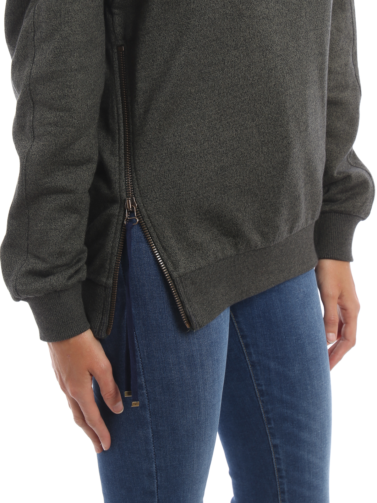 Kenzo Kenzo Lyrics Zipped Sweatshirt Sweatshirts Sweaters F751sw86195151