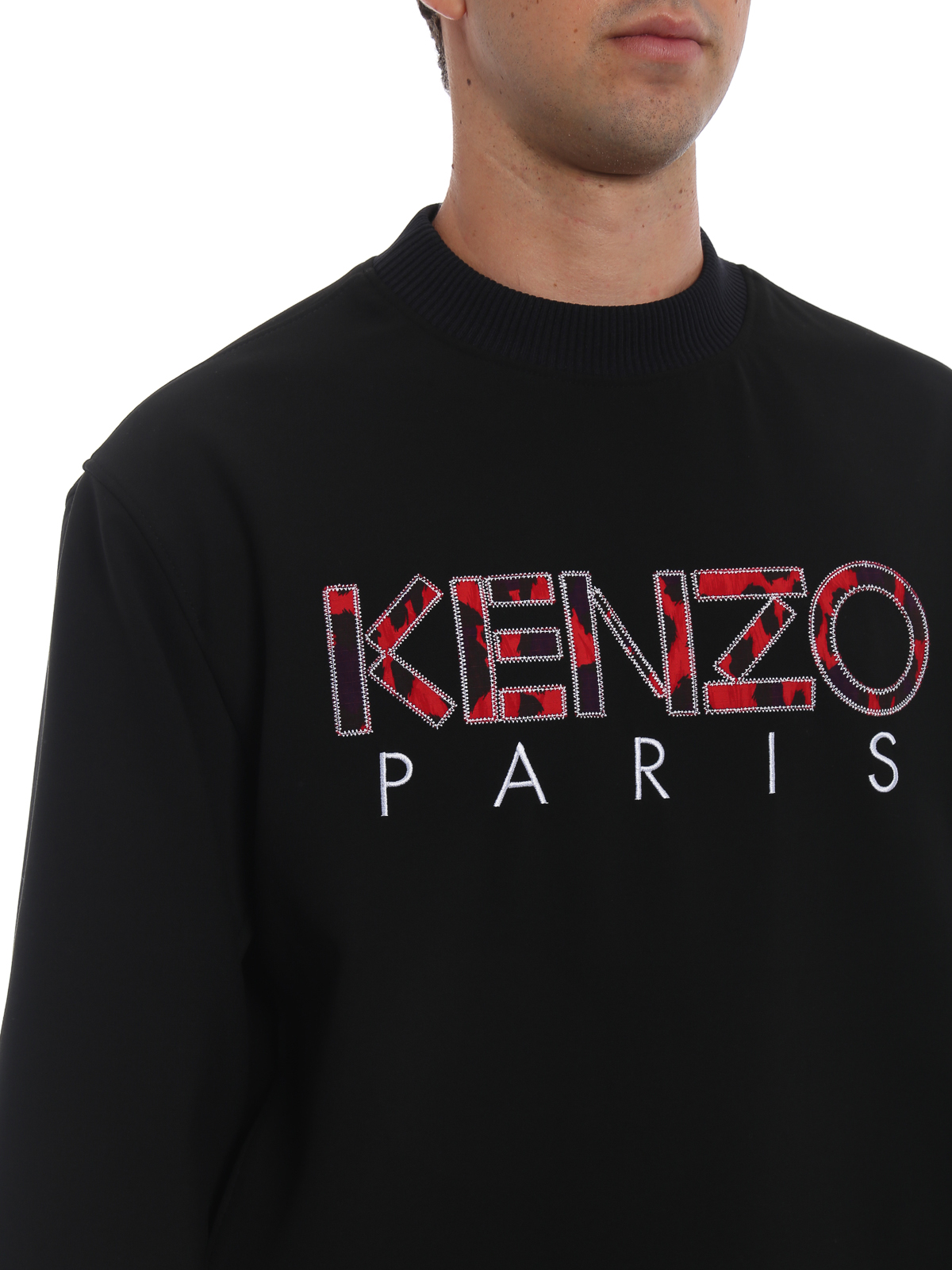 Kenzo Paris patterned logo sweatshirt 