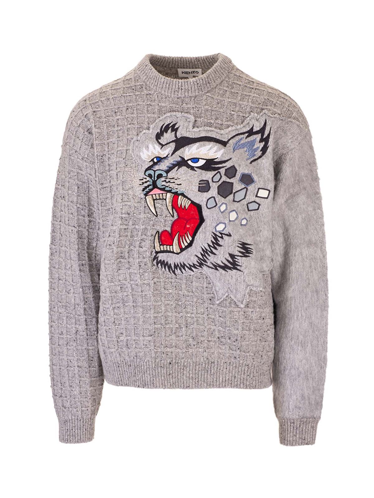 Crew necks Kenzo - Cheetah embroidery 