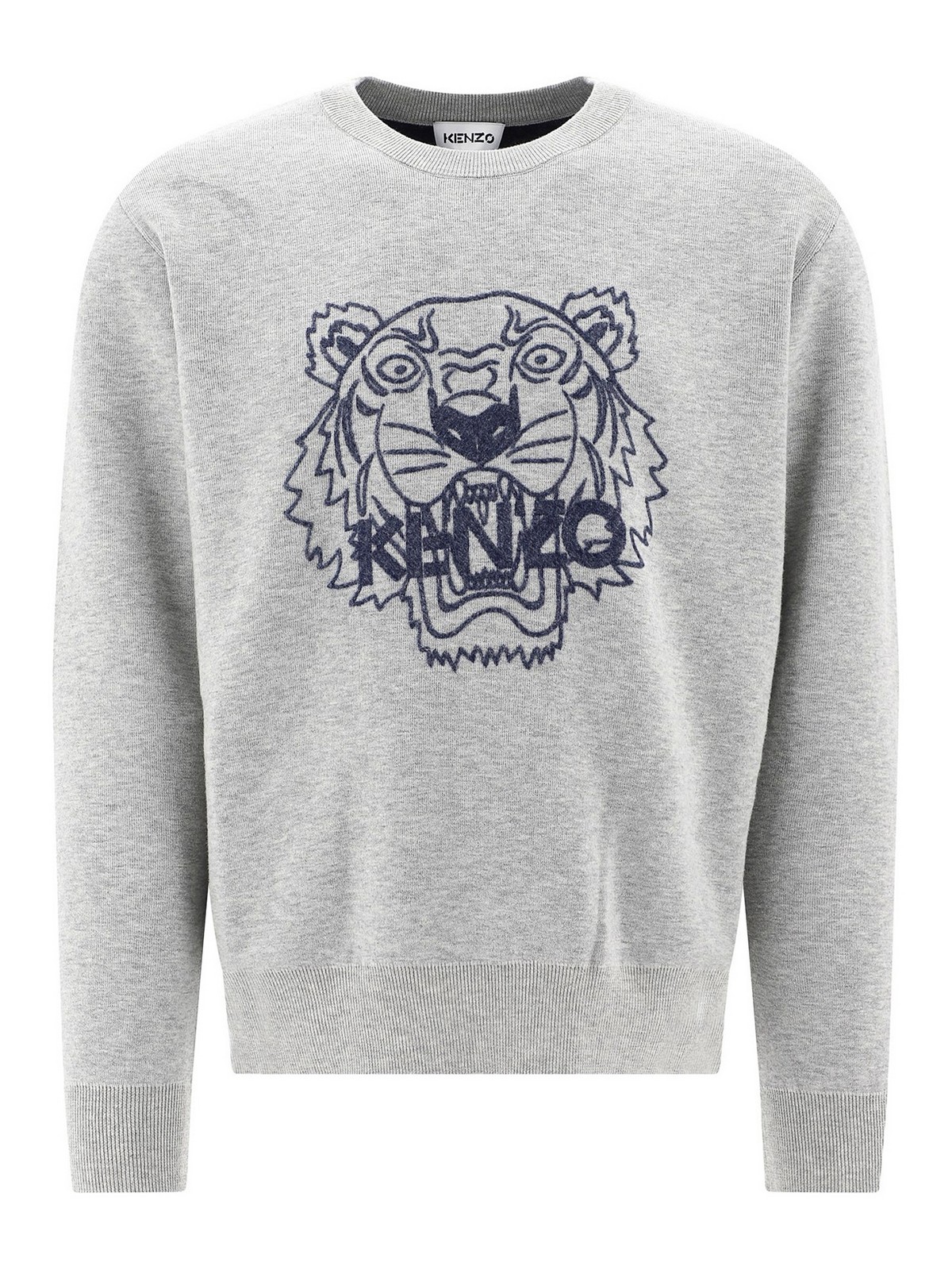 Crew necks Kenzo - Tiger embroidery sweater - FB55PU5303XA94 