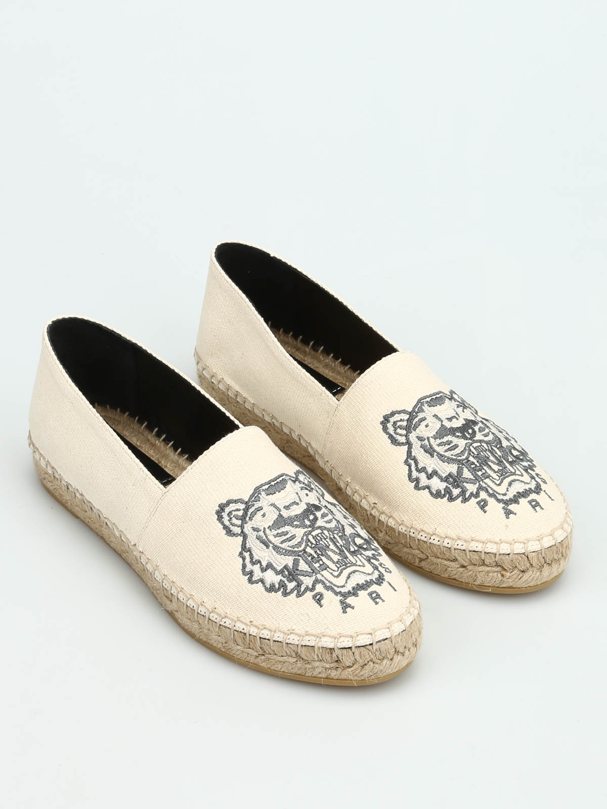 melk wit Hoop van menu Espadrilles Kenzo - Tiger canvas espadrilles - F652ES180F5005 | iKRIX.com