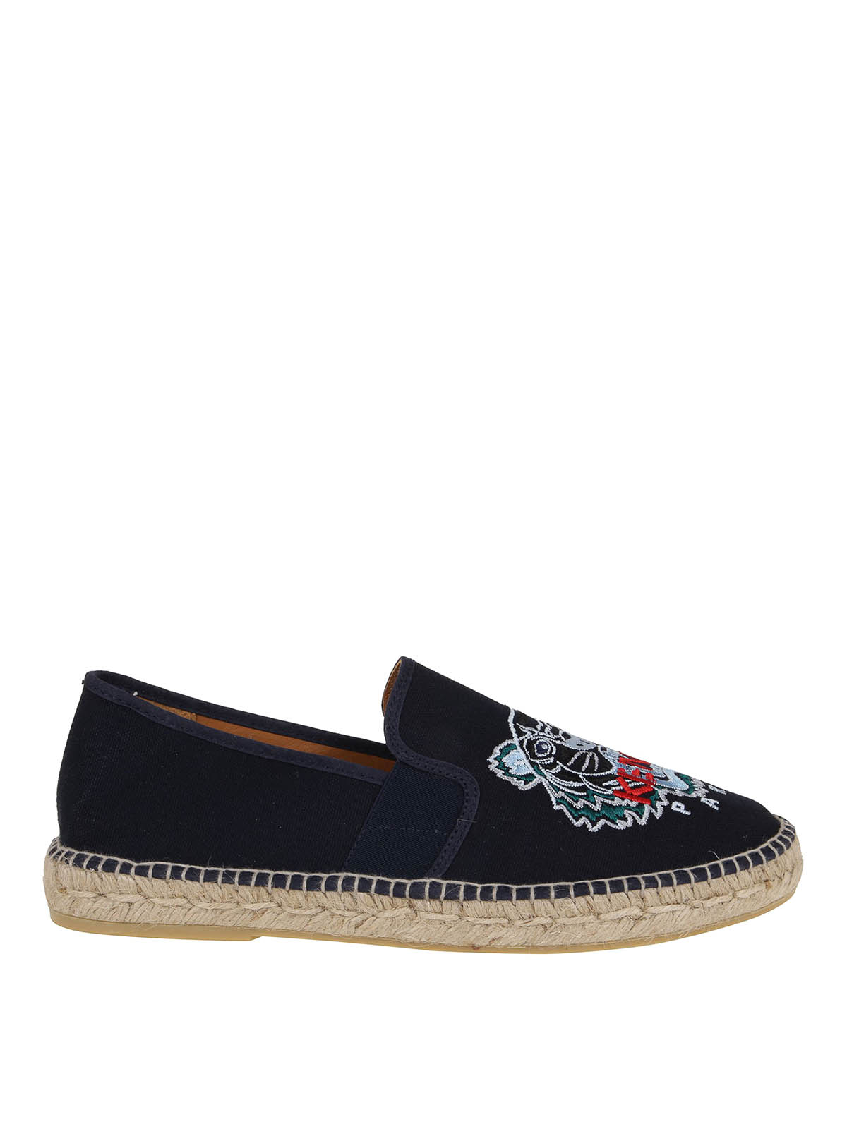 Kenzo - Tiger embroidered espadrilles - espadrilles - F965ES188F7076