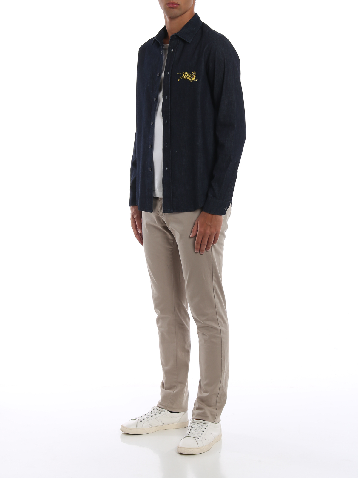 kenzo denim shirt