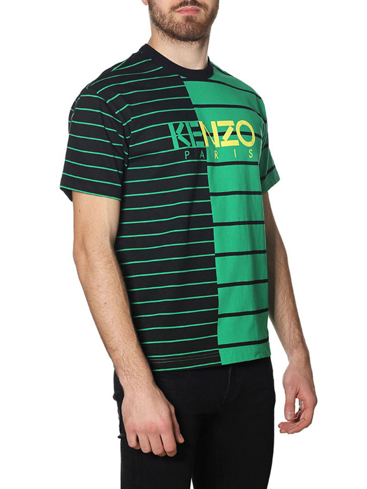 kenzo color block shirt