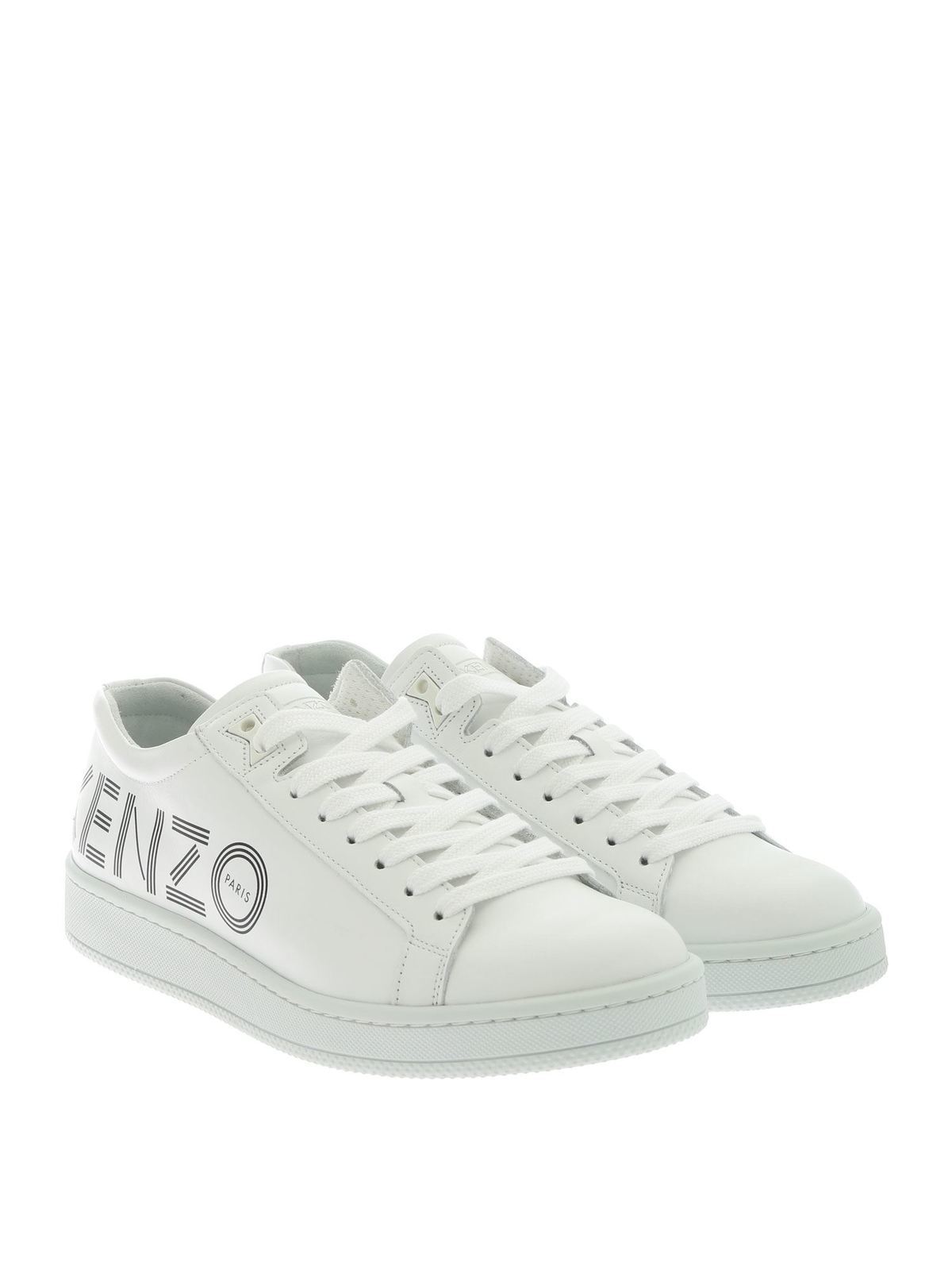 Trainers Kenzo - Tennix Low Top Sneakers in white - 5SN129L7101