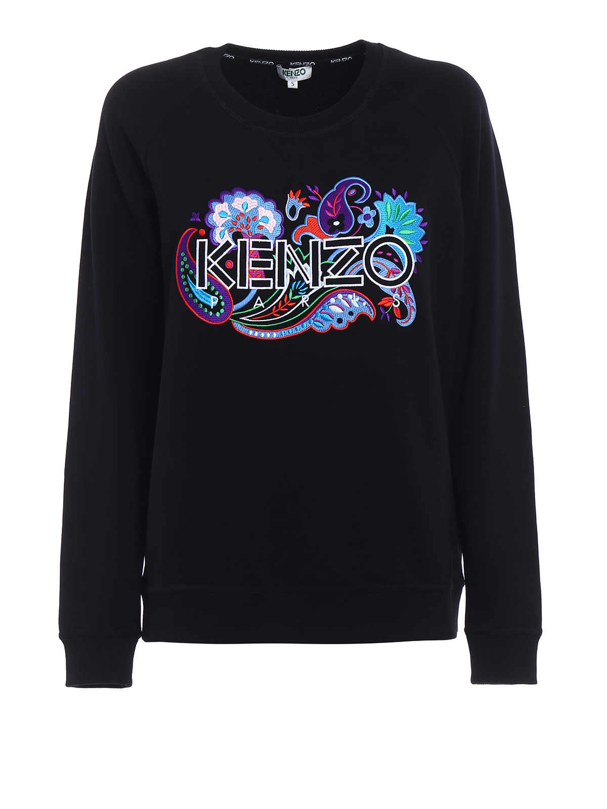 kenzo embroidered logo sweatshirt