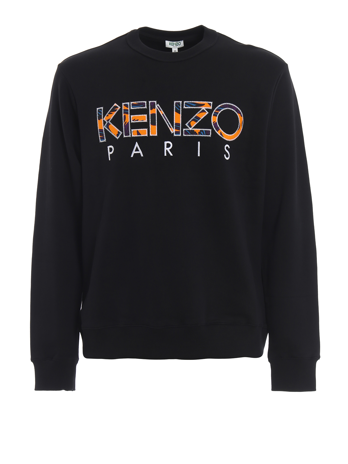 Sweatshirts & Sweaters Kenzo - Kenzo Paris black crewneck sweatshirt ...