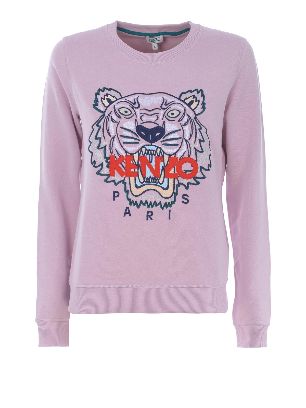 Sweatshirts & Sweaters Kenzo - Pink Tiger embroidery sweatshirt 