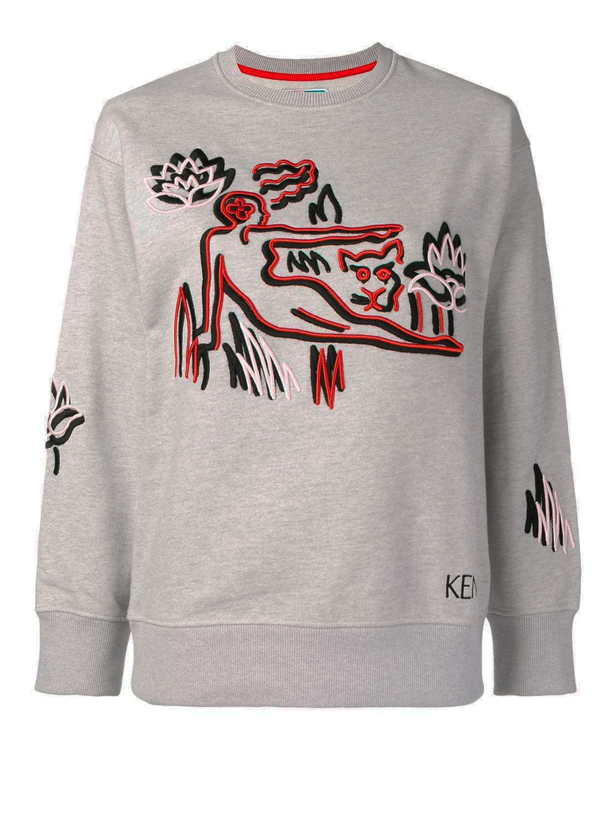 kenzo embroidered sweatshirt