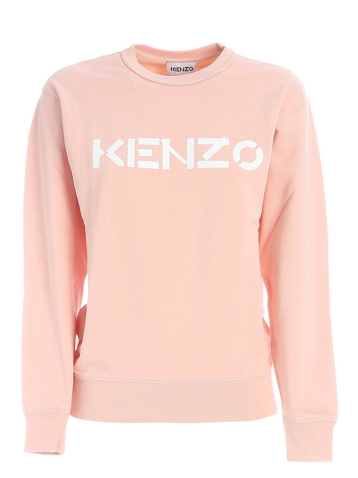 Lastig gebouw Oceanië Sweatshirts & Sweaters Kenzo - Sweatshirt with front logo in pink -  2SW8214MD34