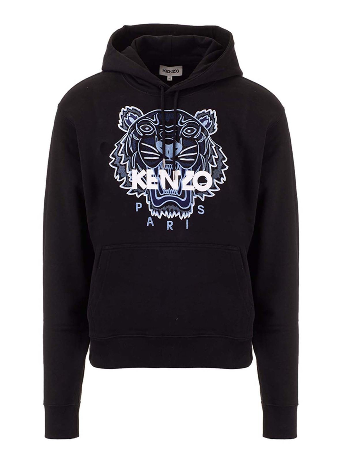 kenzo tiger hoodie black
