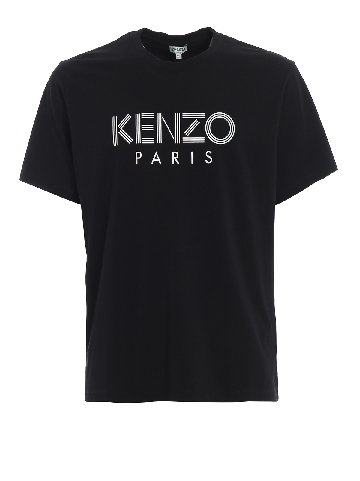 T-shirts Kenzo - Kenzo Paris black slim T-shirt - F005TS0924SG99