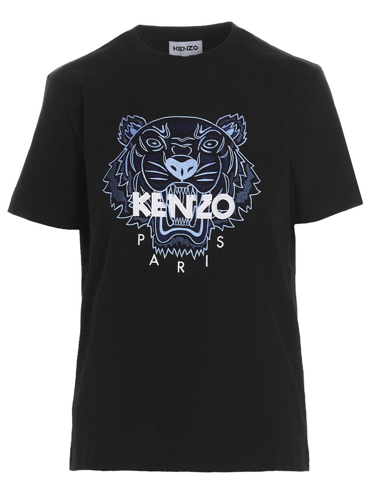 T-shirts Kenzo - Loose Tiger t-shirt in black - FB52TS9124YE99 | iKRIX.com