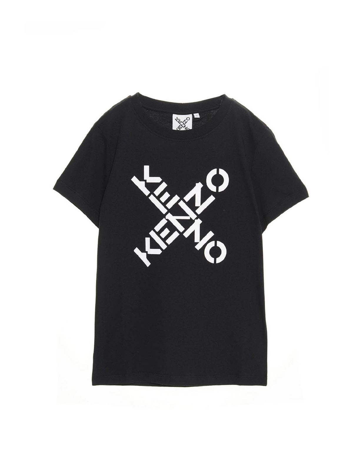 Westers land arm T-shirts Kenzo - Sport Big X T-shirt in black - FB52TS8504SJ99 | iKRIX.com