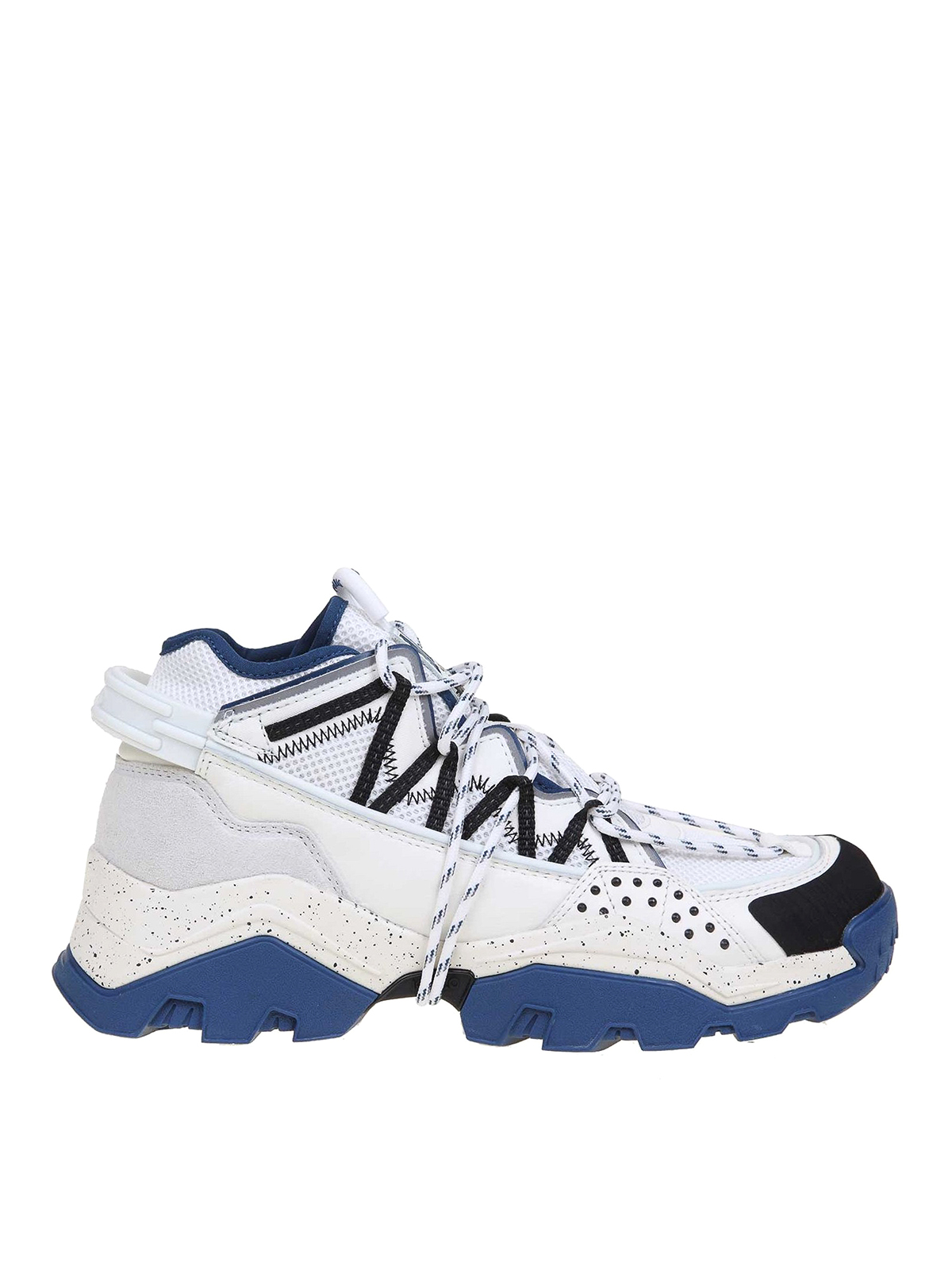 Trainers Kenzo - Inka blue mesh and leather sneakers - FA55SN301F5273