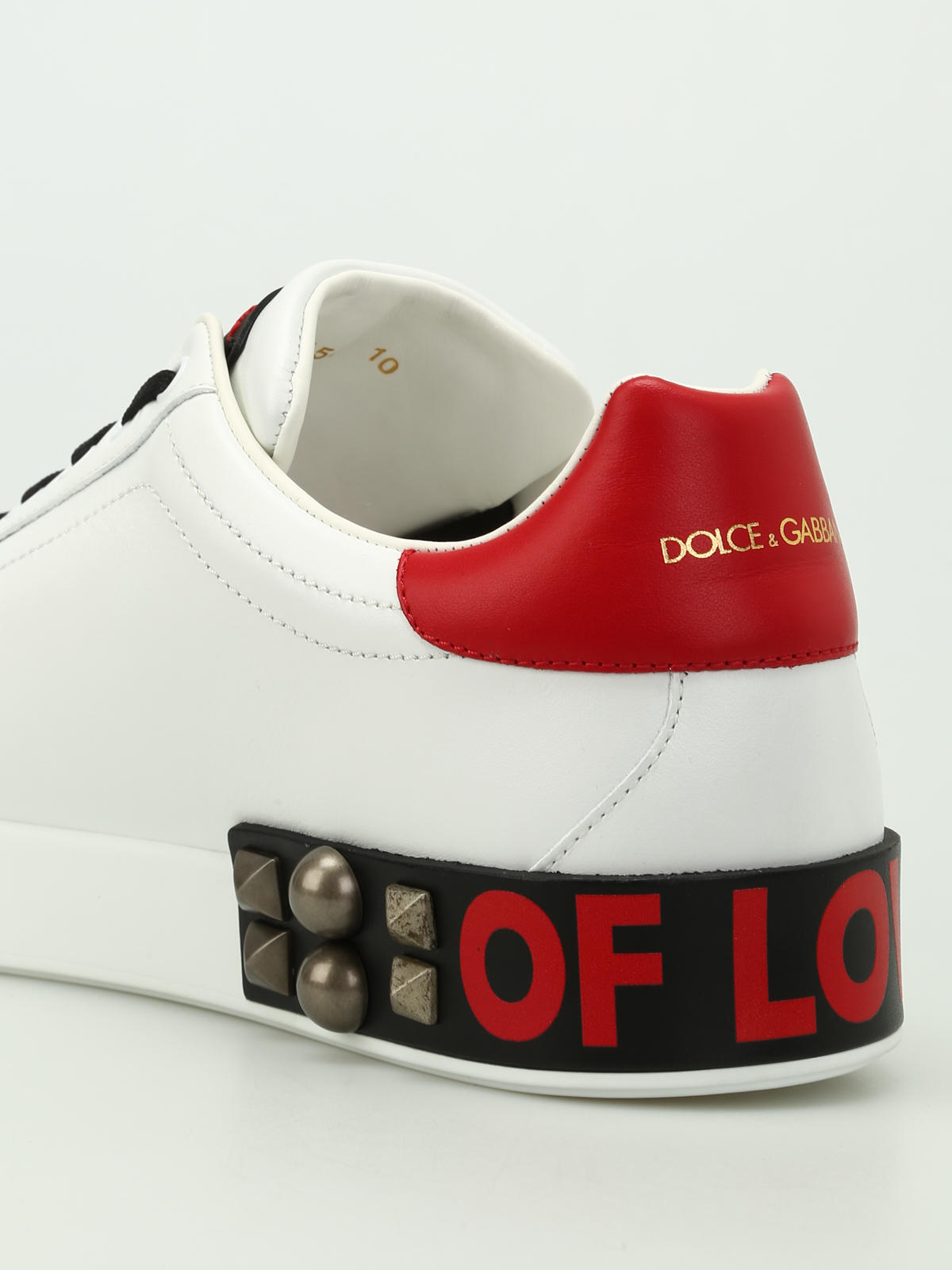 En god ven ødemark et eller andet sted Trainers Dolce & Gabbana - King of Love leather sneakers - CS1548AH12189926