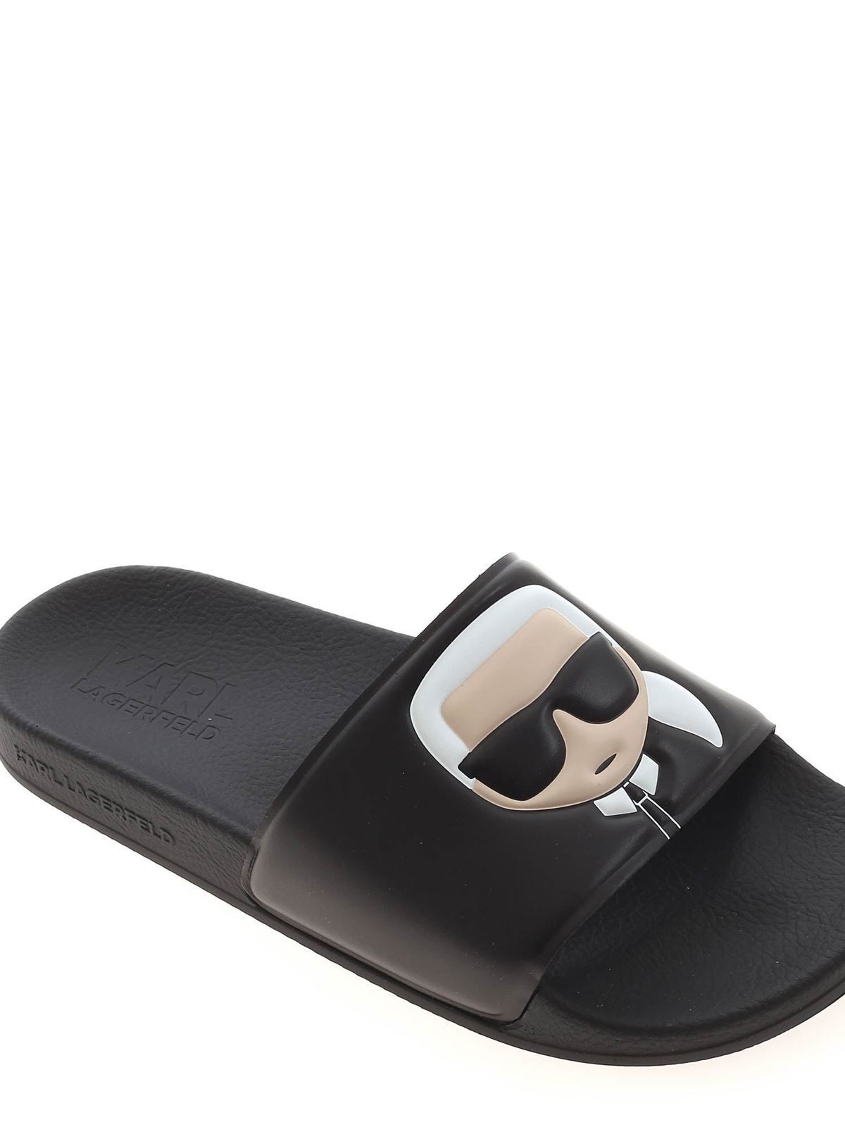 Flip flops Lagerfeld - Kondo II slippers in black KL80905V00