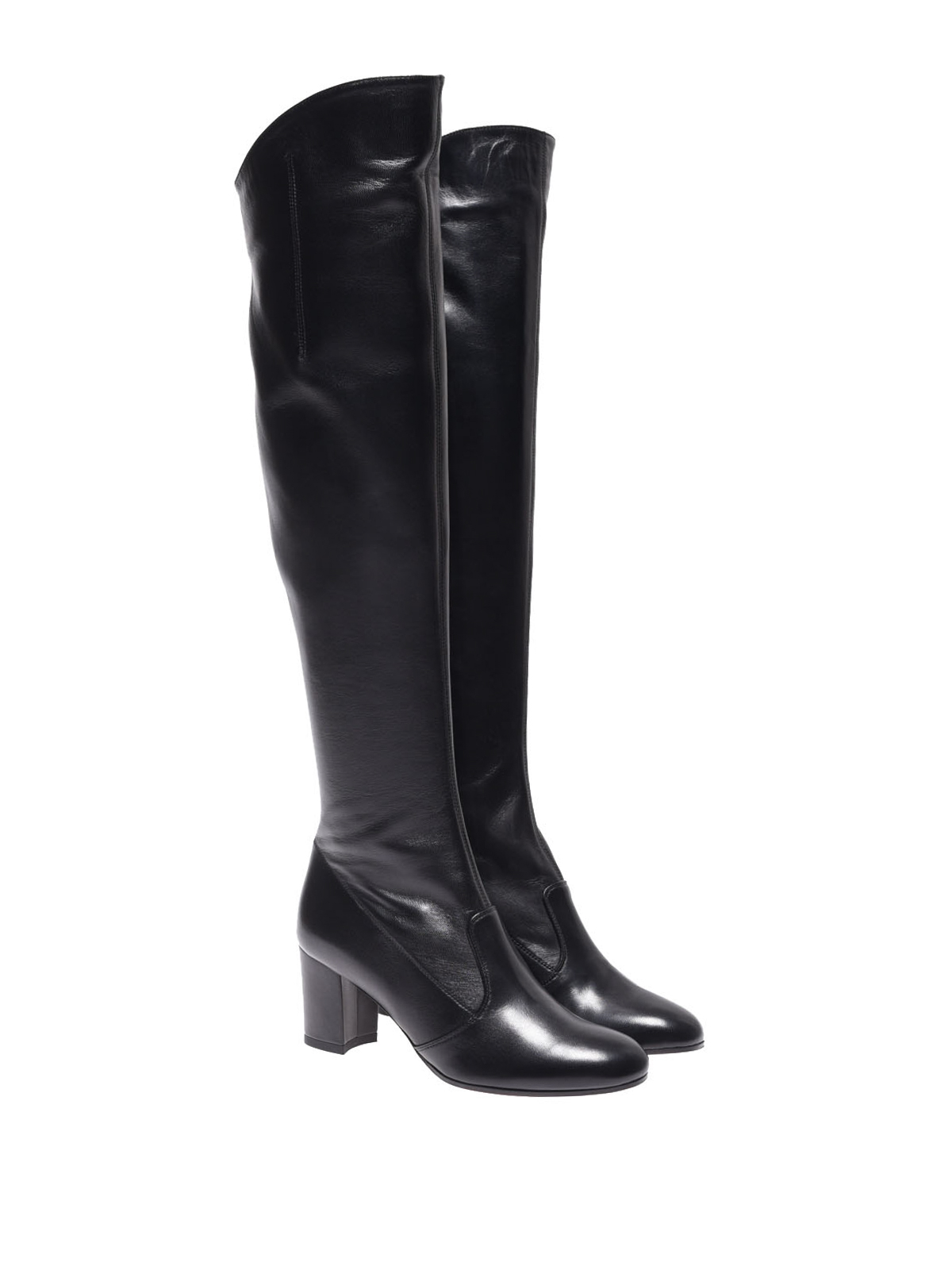 Boots L' Autre Chose - Leather knee height boots - LD979770WP26151001
