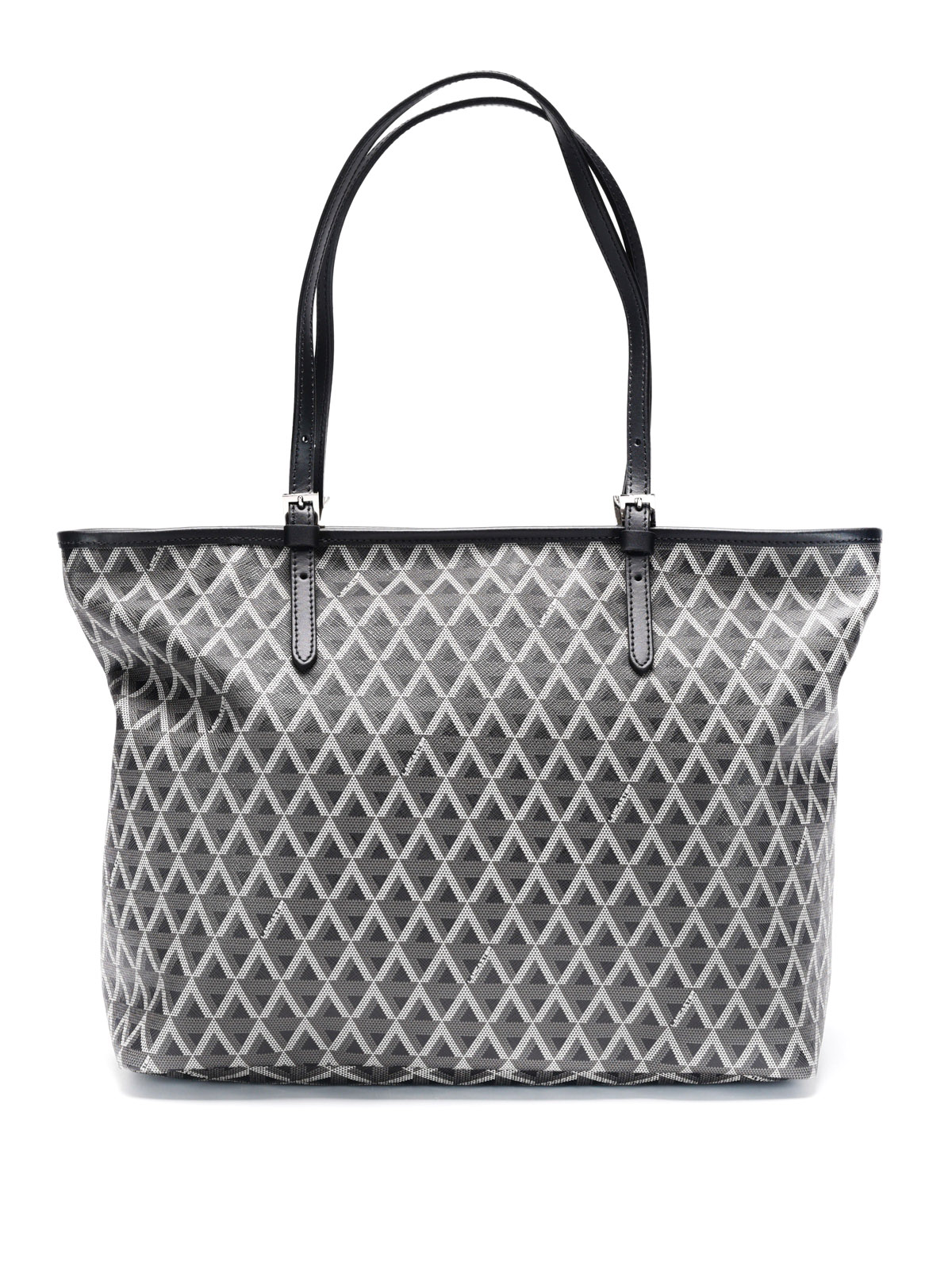 Totes bags Lancaster - Geometric pattern tote - 41804NOIR | iKRIX.com