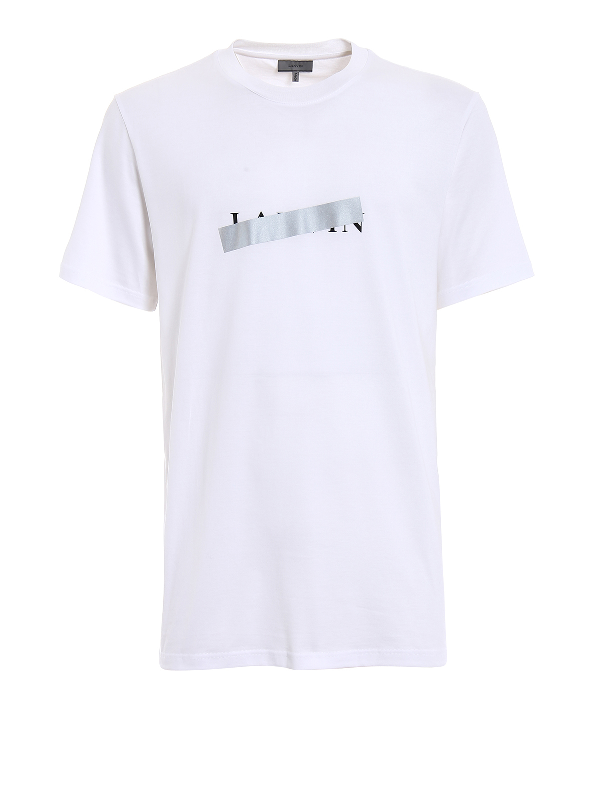 T-shirts Lanvin - Lanvin logo white T-shirt - RMJE0034P1800 | iKRIX.com